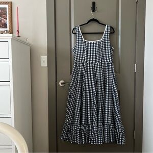 JessaKae | Navy Blue and White Gingham “Daze” Dress